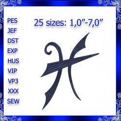 zodiac pisces embroidery design pisces astrology machine embroidery pisces zodiac embroidery