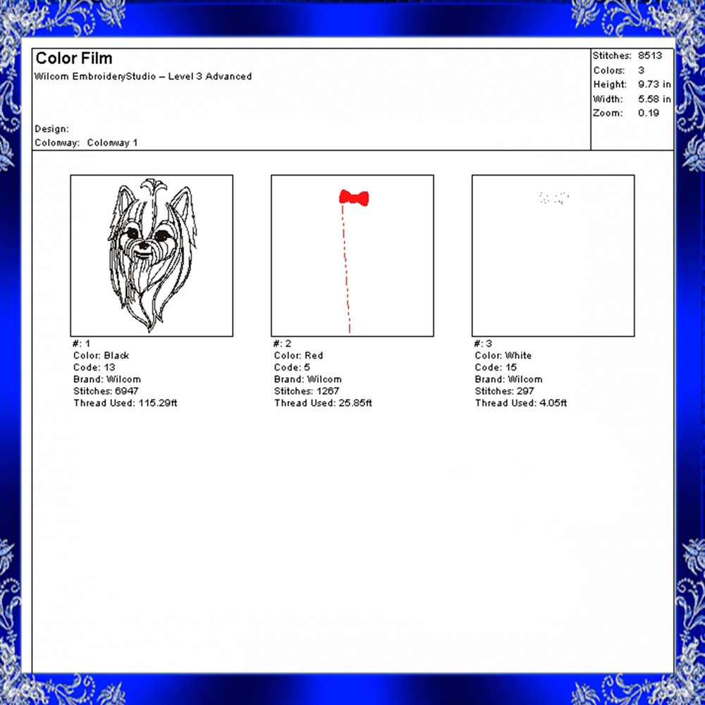 Yorkshire Terrier Embroidery Design Yorkie Dogie Embroidery Pet Embroidery Design Little Dog Embroi 1