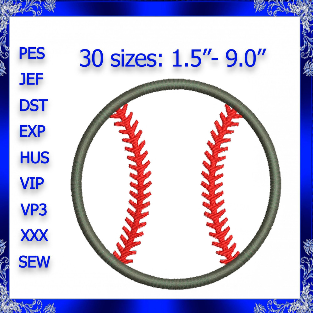 Baseball Applique Embroidery Design Baseball Ball Embroidery Mini Baseball Softball Machine Embroid 1