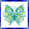 Rippled Butterfly Machine Embroidery Design Butterflies Flower Embroidery Design Flutters Embroider 0