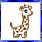 Giraffe Applique Machine Embroidery Instant Download Giraffe Embroidery Design Children Embroidery  1