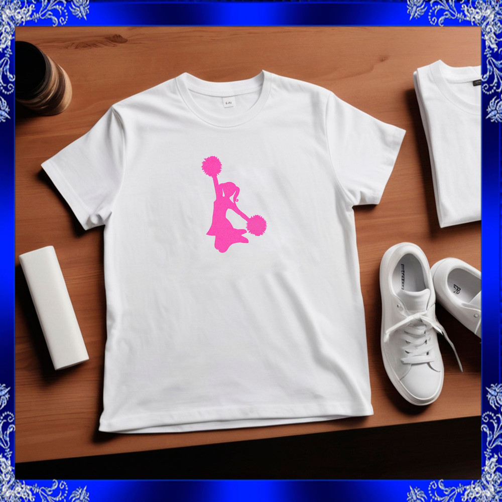 Cheerleader Embroidery Design Cheer Girls Embroidery Dance Jump Girl Embroidery Design Mini Cheerle 2