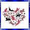 I Love Cat Embroidery Design Love Paw Cat Machine Embroidery Cat Silhouette Embroidery Kitty Design 2