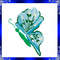 Rippled Butterfly Machine Embroidery Design 591 2