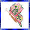 Rippled Butterfly Machine Embroidery Design 591 3