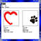 Heart Paw Machine Embroidery Design Love Paw Embroidery Paw With Heart Paw Print Heart Dog Heart Ca 1