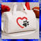 Heart Paw Machine Embroidery Design Love Paw Embroidery Paw With Heart Paw Print Heart Dog Heart Ca 3