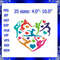 Gymnastics Heart Machine Embroidery Design Gymnast Embroidery Design Gymnast Love Embroidery Gymnas 0