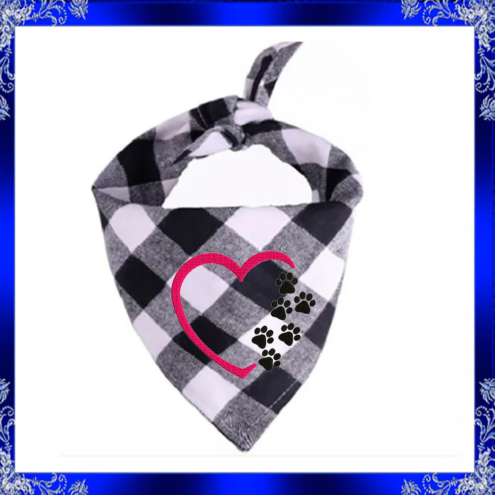 Heart Paw Machine Embroidery Design Love Paw Embroidery Paw With Heart Paw Print Heart Dog Heart Ca 5