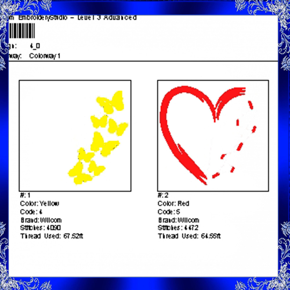 Heart With Butterfly Embroidery Design Love Embroidery Design Butterfly Embroidery Heart Frames Sil 2
