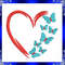 Heart With Butterfly Embroidery Design Love Embroidery Design Butterfly Embroidery Heart Frames Sil 5