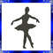 Ballerina Embroidery Design Dancing Girl Embroidery Design Ballerina Silhouette Embroidery Dancing 1