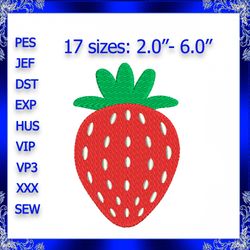 mini strawberry machine embroidery design strawberry stitch fill embroidery design instant download berry embroidery