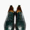 Men's Handmade  Dark Green Leather Oxford Brogue Wing Tip Lace Up Derby Dress Shoes.jpg