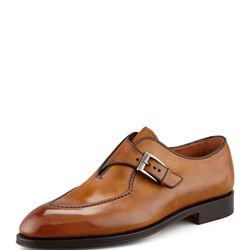 men's handmade tan brown color leather men's shoes,