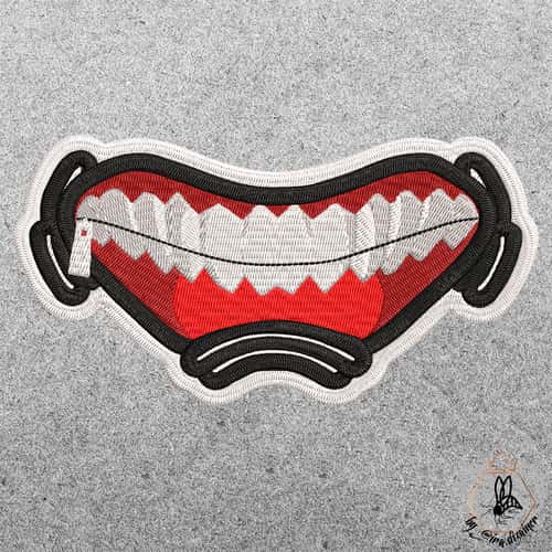 Kaneki Ken mask from Tokyo Ghoul, mask, anime, ghoul, tokyo ghoul, monster, face, smile, sign, symbol, covid-19, horror