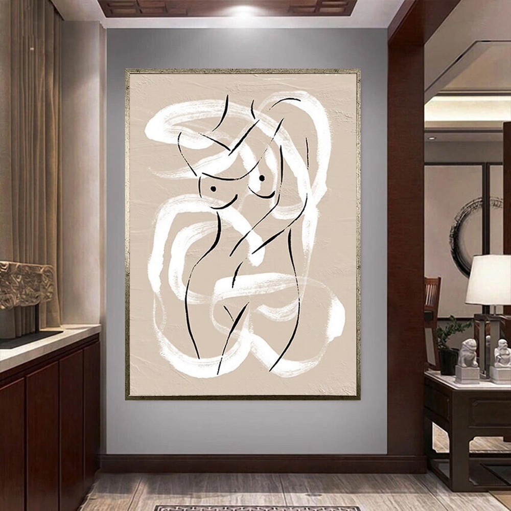 abstract canvas print, nude woman abstract art, drawing look canvas print.jpg