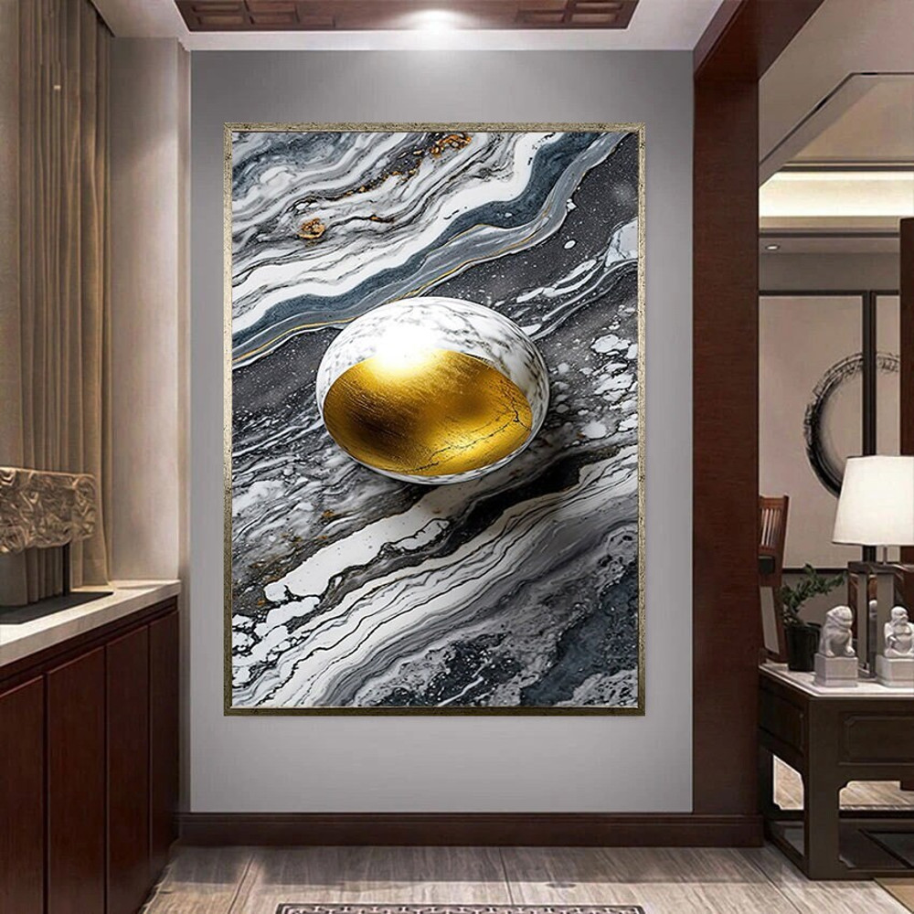 abstract wall decor, gold gray black canvas print, modern art, different home decorations, ready to hang canvas.jpg