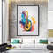 colorful saxophone canvas wall art, graffiti saxophone canvas wall decor, musical instrument canvas print art, wind instrument canvas art.jpg