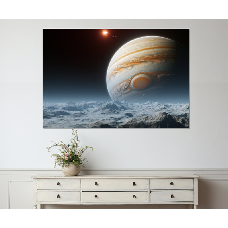 Abstract Jupiter Canvas Art, Jupiter Painting, Jupiter Canvas Print, Framed and Ready to Hang.jpg