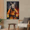 Abstract Kangaroo Firefighter Canvas Print, Firefighter Gift, Firefighters Humor, Firefighter Painting, Framed and Ready to Hang.jpg