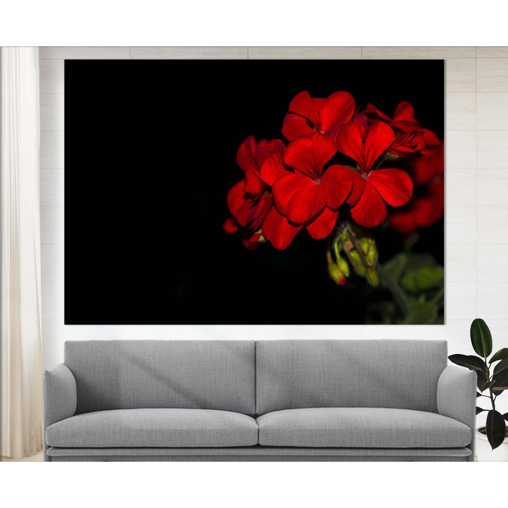 Abstract Red Flower Canvas Print, Floral Wall Art.jpg