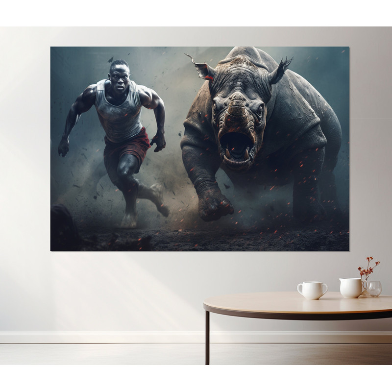 Abstract Rugby Wall Art, Rugby Canvas Print, Rugby Painting, Framed and Ready to Hang.jpg