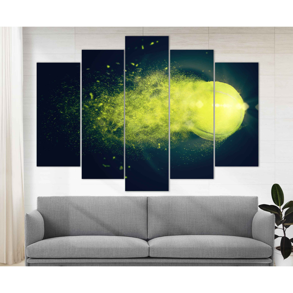 Abstract Tennis Canvas Print, Tennis Wall Art, Tennis Player Gift, Tennis Wall Decor, Tennis Coach Gift.jpg