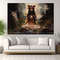 American Indian Girl Painting Canvas Print, Native American Wall Art, Framed and Ready to Hang.jpg