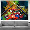 Billiards Canvas Art, Billiards Fan Gift, Billiards Painting Canvas Print, Game Room Decor, Billiards Room Decor, Billiards Wall Decor.jpg