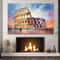Colosseum Abstract Painting Canvas Print, Rome Wall Art, Colosseum Print, Framed and Ready to Hang.jpg
