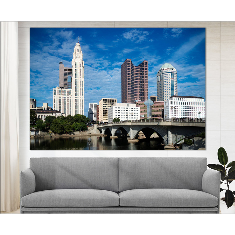Columbus Skyline, Columbus Canvas Print, Columbus Wall Art, Columbus Photo.jpg