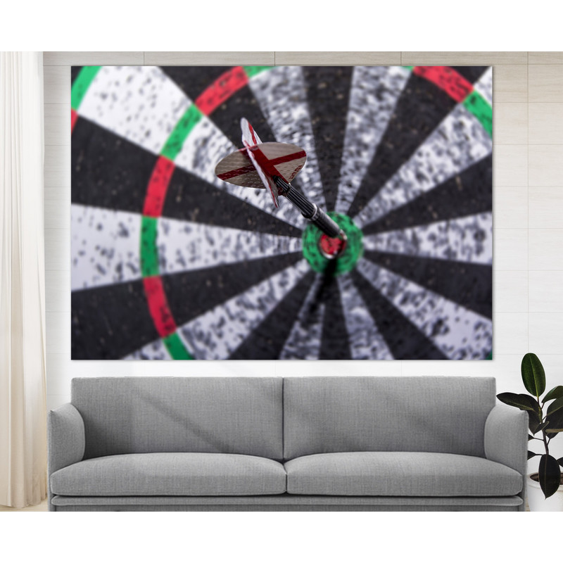 Darts Wall Art, Darts Canvas Print, Darts Player Gift Motivational Canvas Darts Art Bullseye Target Aim Print Darts Decor Office Wall Decor.jpg
