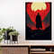 Dracula Painting, Gothic Canvas Print, Gothic Wall Art, Framed Wall Art.jpg