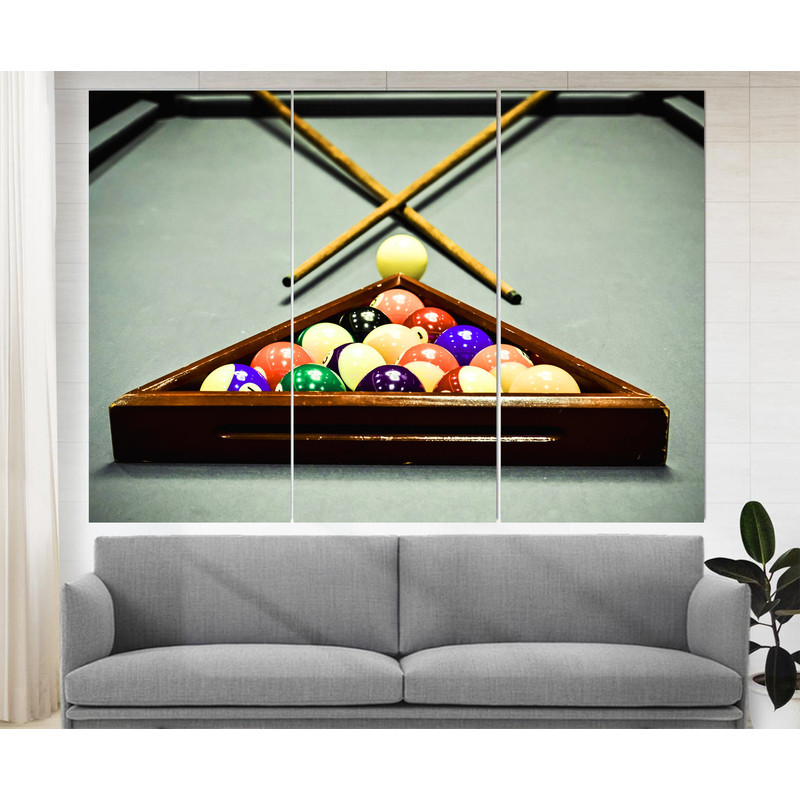 Extra Large Billiards Wall Art, Billiards Canvas Print, Billiards Room Decor.jpg