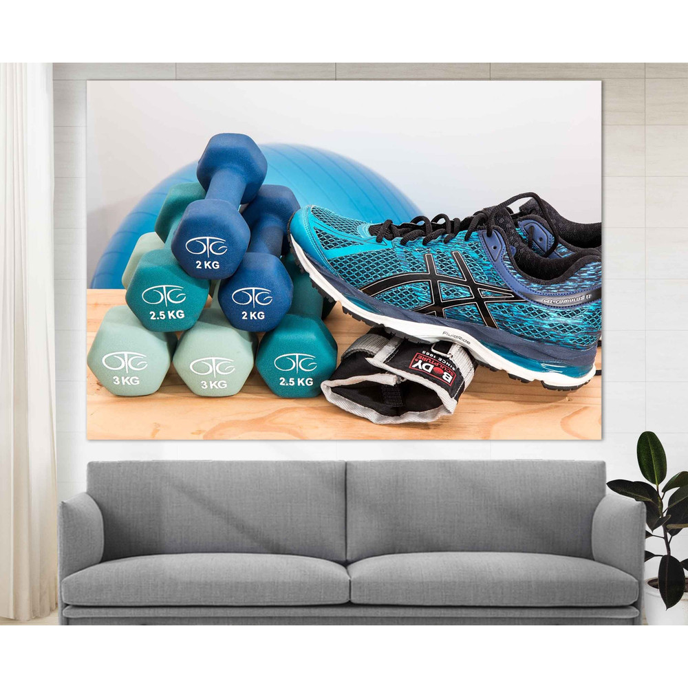 Fitness Motivation Wall Art, Sporty Girl Gift Workout Motivation Fitness Canvas Print Sport Wall Decor Gym Decor Fitness Wall Art.jpg