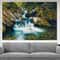 Forest Waterfall Canvas Print, Waterfall Photo, Nature Wall Art, Waterfall Landscape.jpg