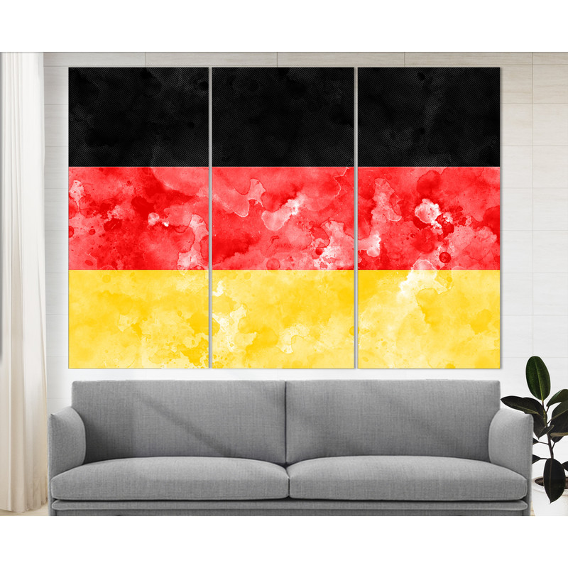 Germany Flag Canvas Print, Germany Wall Art, Flag of Germany Print.jpg