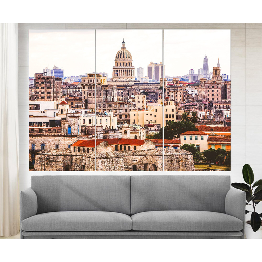 Havana Downtown, Havana Skyline, Havana Canvas Art, Havana Photo Cuba Wall Art Office Decor Havana Poster Art Havana Wall Art Havana Print.jpg
