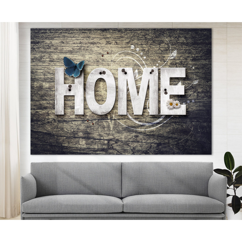 Home Canvas Print, Home Sign, Home Wall Decor, Home Wall Art, Housewarming Gift, Home Print, Home Poster, Large Home Canvas Art.jpg