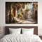Italian Village Painting Canvas Print, Italy Wall Art, Italy Village Wall Art, Framed and Ready to Hang.jpg