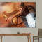 Jazz Wall Art, Trumpeter Gift, Trumpet Canvas Print, Abstract Music Wall Art, Musician Gift-2.jpg