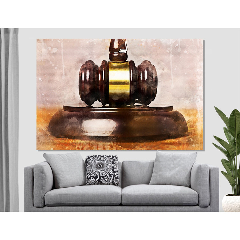 Justice Wall Art, Lawyer Gift, Law Canvas Print, Lawyer Office Decor, Judge Gift, Law Wall Art, Attorney Gift, Justice Painting.jpg