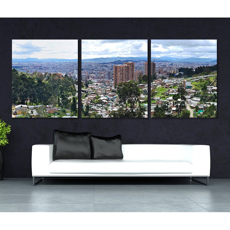 Large Bogota Panorama, Bogota Canvas Print, Bogota Skyline, Colombia.jpg
