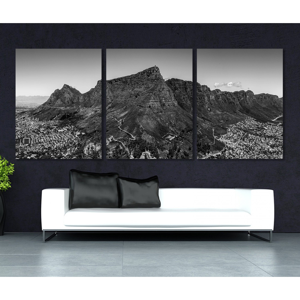 Large Cape Town Panorama, Cape Town Canvas Print, Cape Town Skyline, South Africa Wall Art-1.jpg