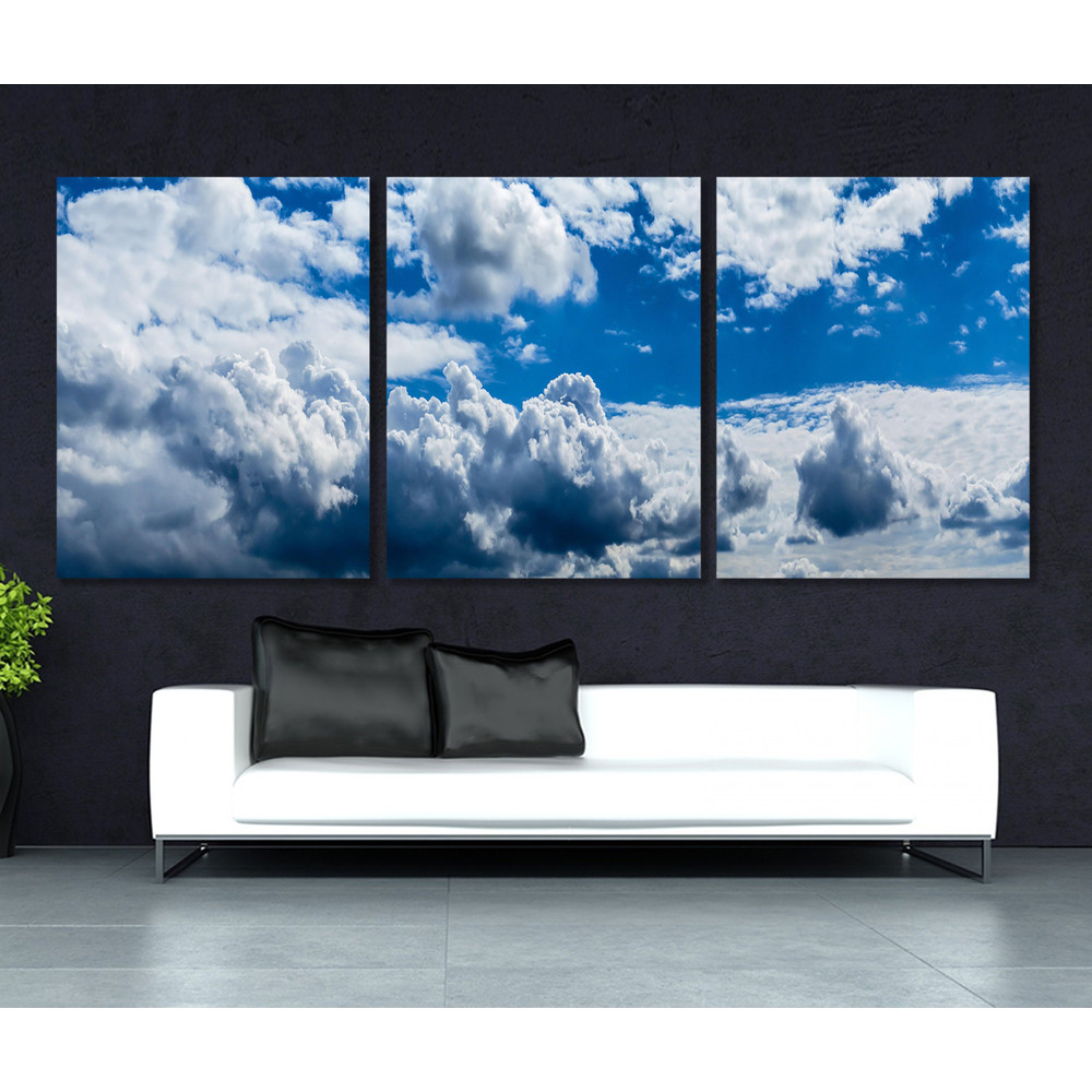 Large Clouds Canvas Print, Sky Wall Art.jpg