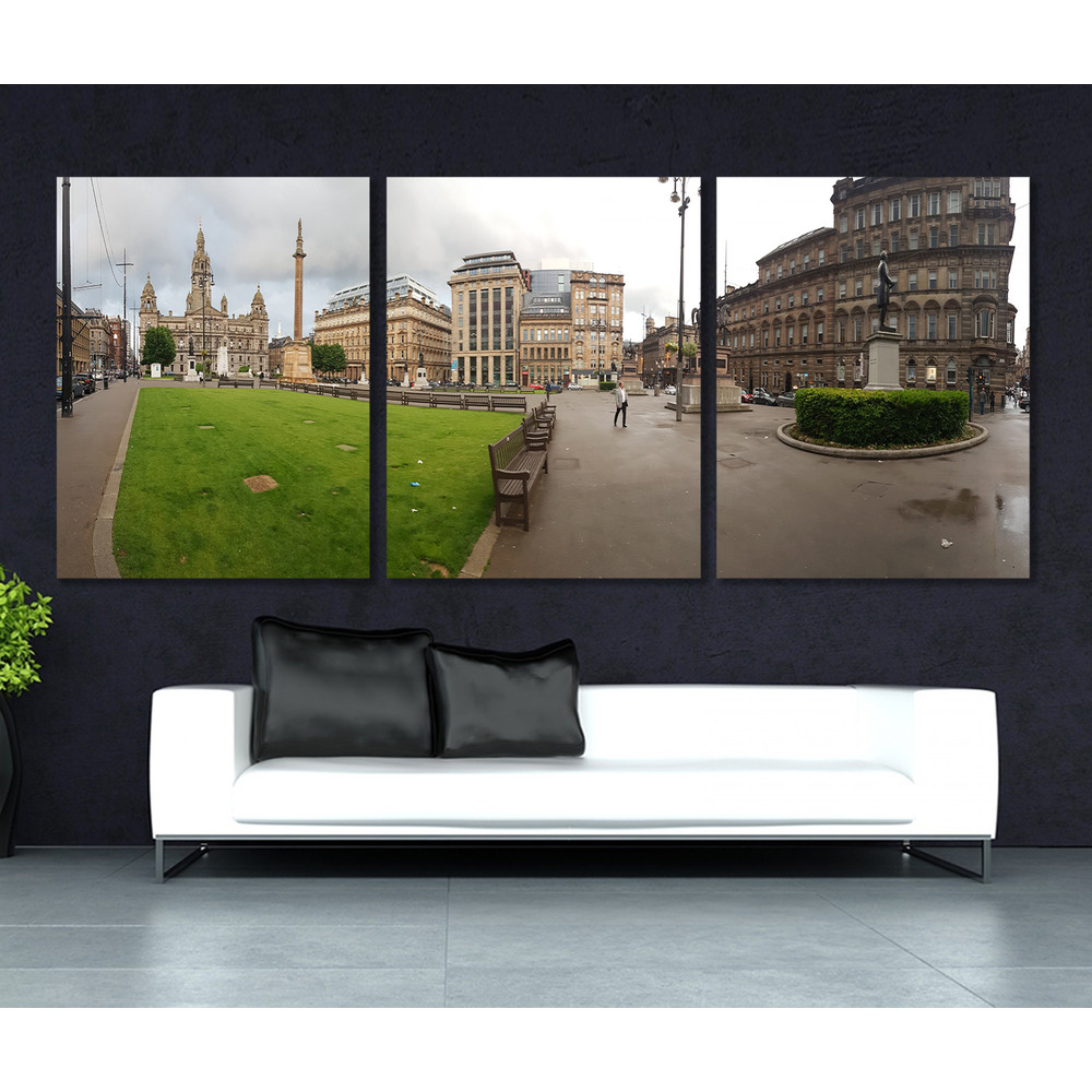 Large Glasgow Wall Art, Glasgow Canvas Print, Scotland.jpg