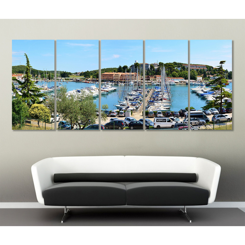 Large Port Istria, Vrsar, Croatia Canvas Print, Istria Panorama, Croatia Wall Art.jpg