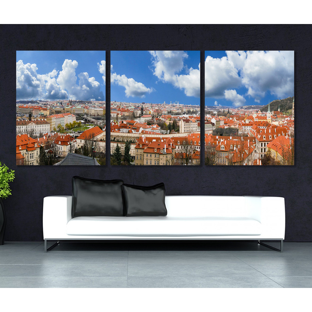 Large Prague Print, Prague Skyline, Prague Wall Art, Czech Wall Art.jpg