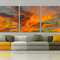 Large Red Sky Canvas Print, Sunset Clouds, Sky Wall Art.jpg